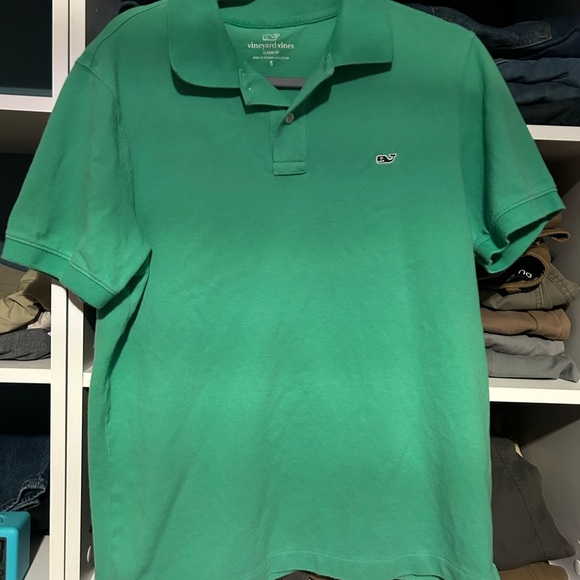 Vineyard Vines Green Polo Shirt - Picture 1 of 4